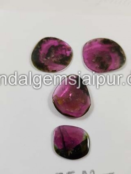 Watermelon Tourmaline Smooth Slices